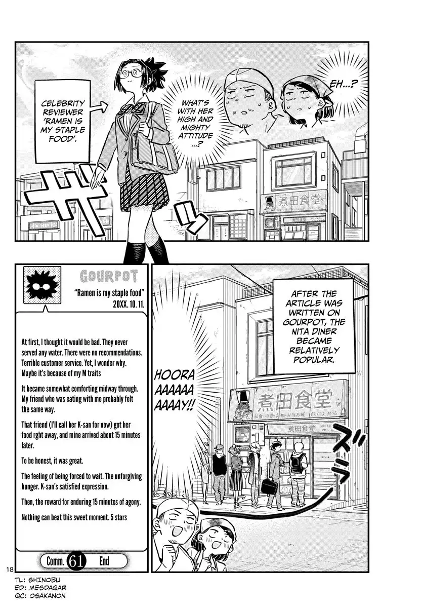 Komi-san wa Komyushou Desu Chapter 61 18